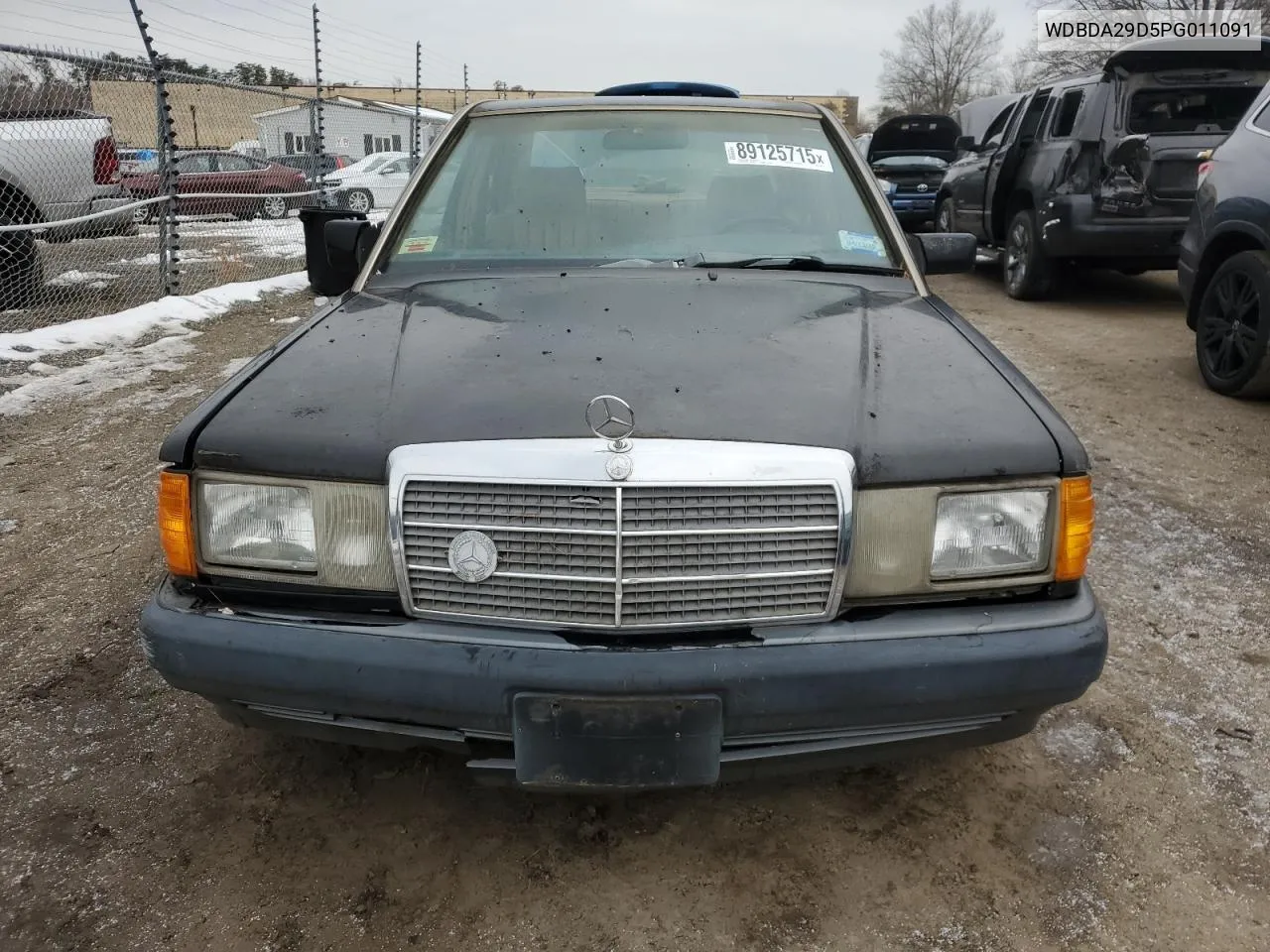 1993 Mercedes-Benz 190 E 2.6 VIN: WDBDA29D5PG011091 Lot: 89125715