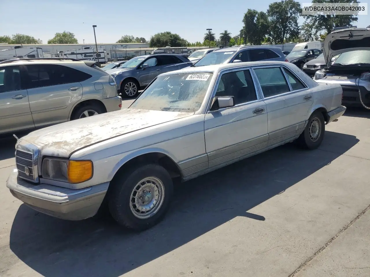 1983 Mercedes-Benz 380 Sel VIN: WDBCA33A4DB042003 Lot: 62316525