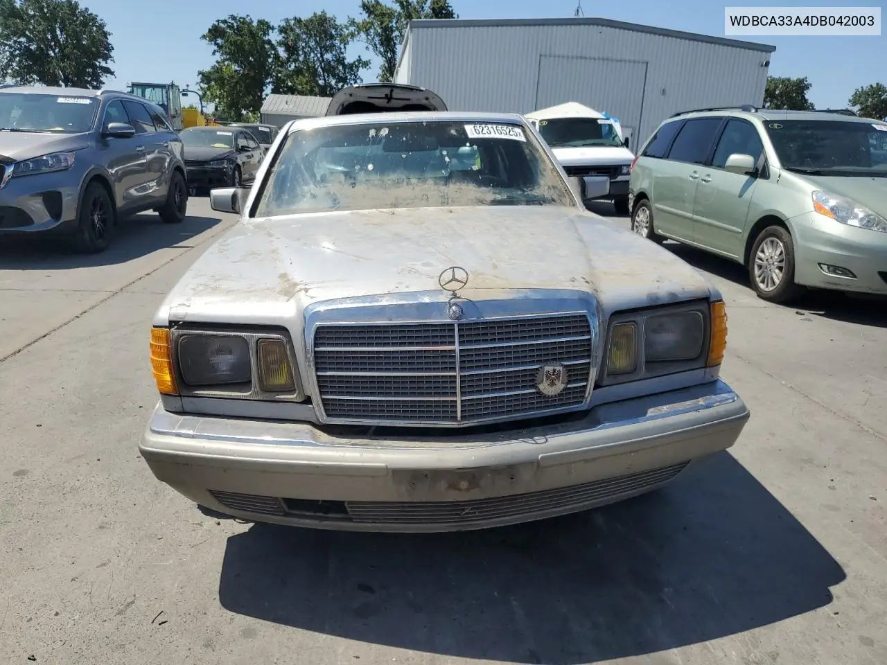 1983 Mercedes-Benz 380 Sel VIN: WDBCA33A4DB042003 Lot: 62316525