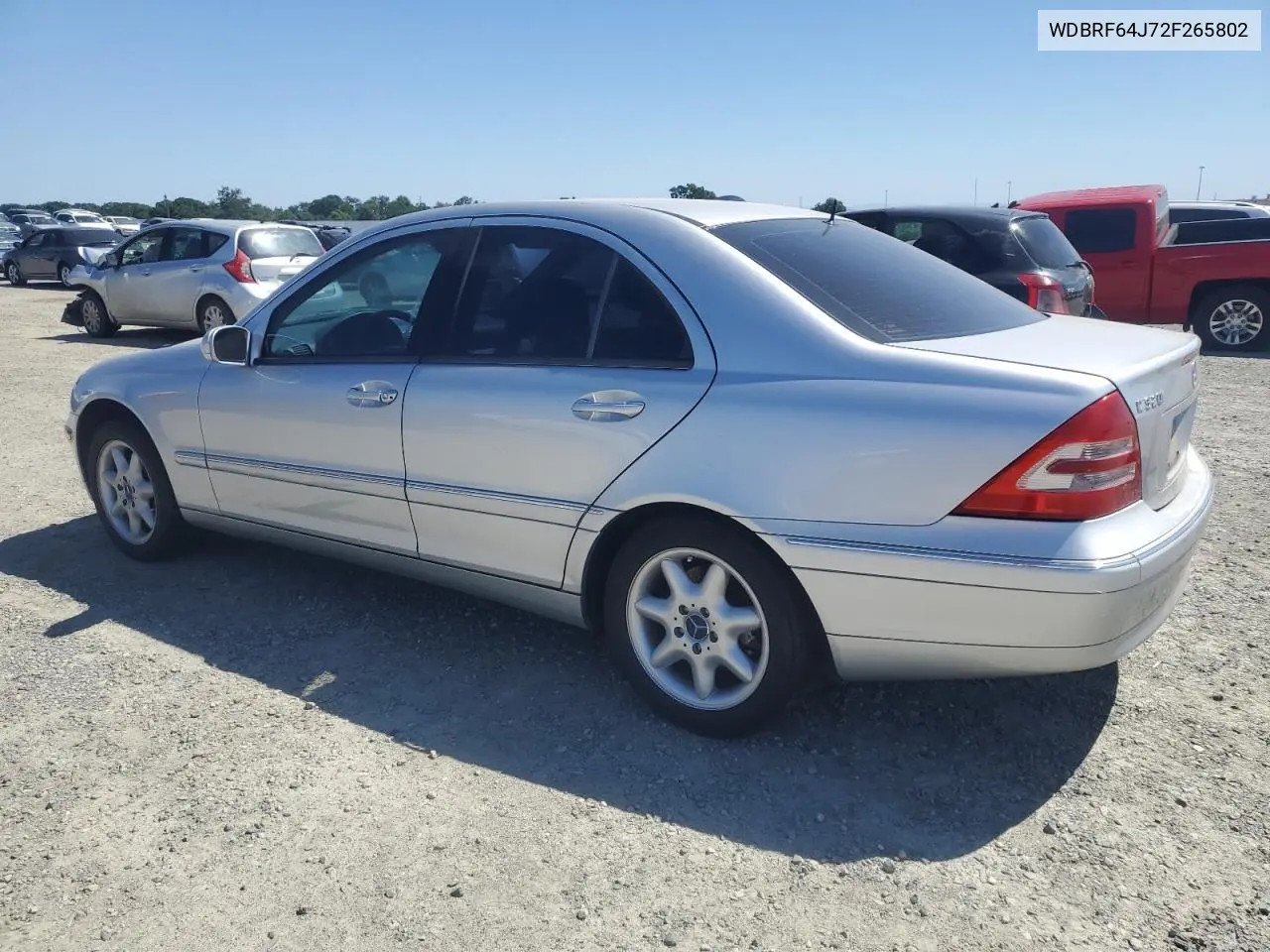 2002 Mercedes-Benz C 320 VIN: WDBRF64J72F265802 Lot: 55890725