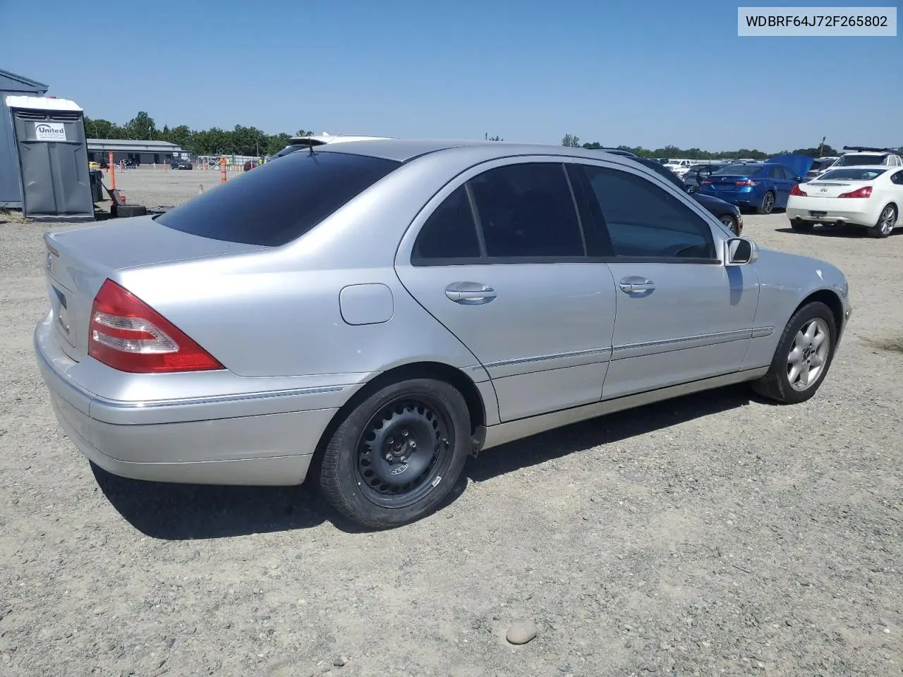 2002 Mercedes-Benz C 320 VIN: WDBRF64J72F265802 Lot: 55890725