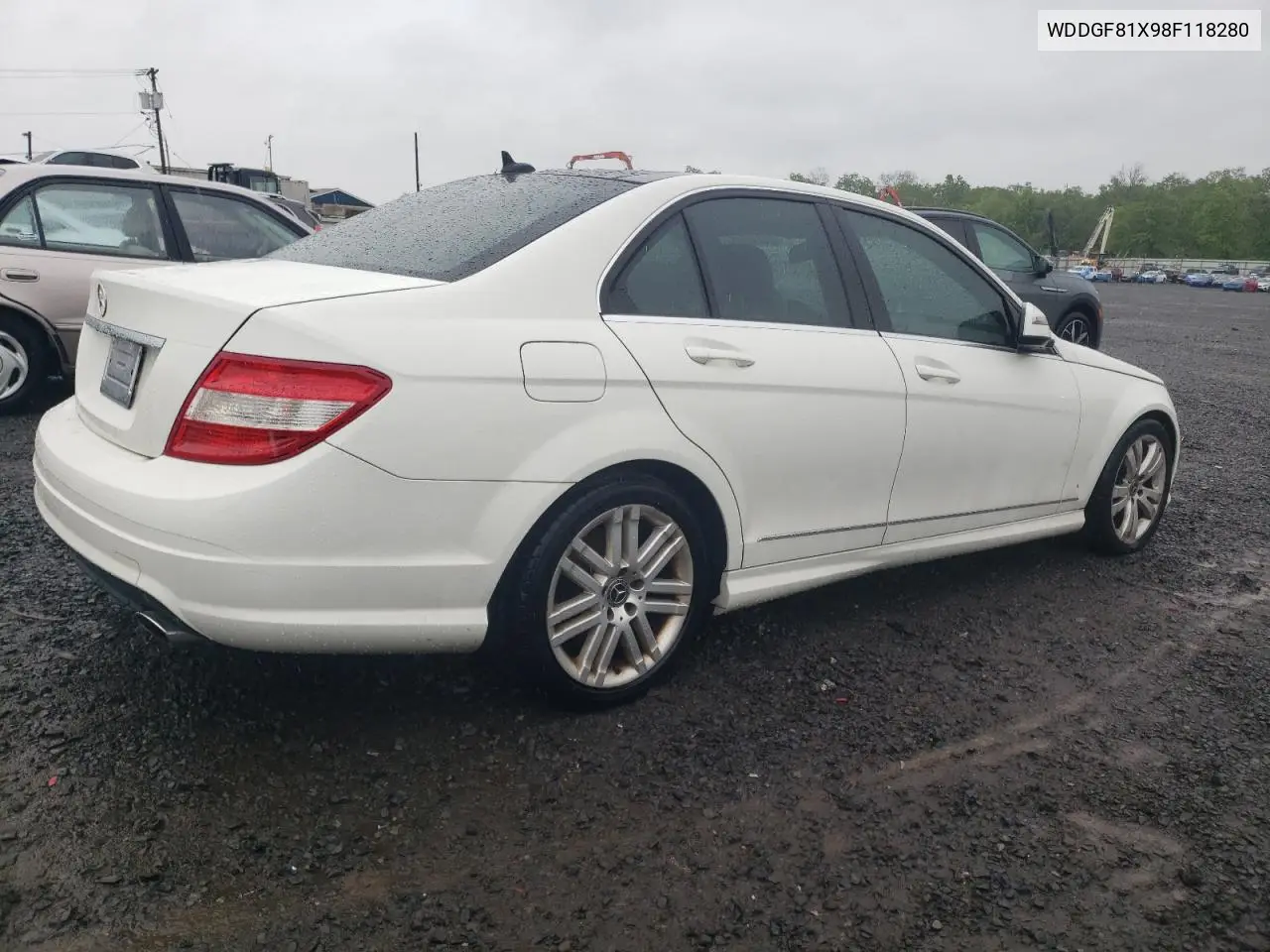 2008 Mercedes-Benz C 300 4Matic VIN: WDDGF81X98F118280 Lot: 56338995