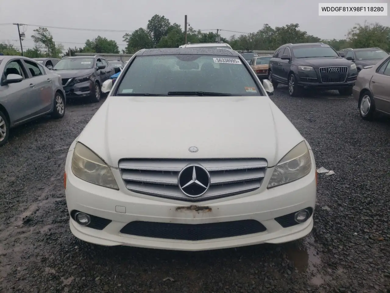 2008 Mercedes-Benz C 300 4Matic VIN: WDDGF81X98F118280 Lot: 56338995