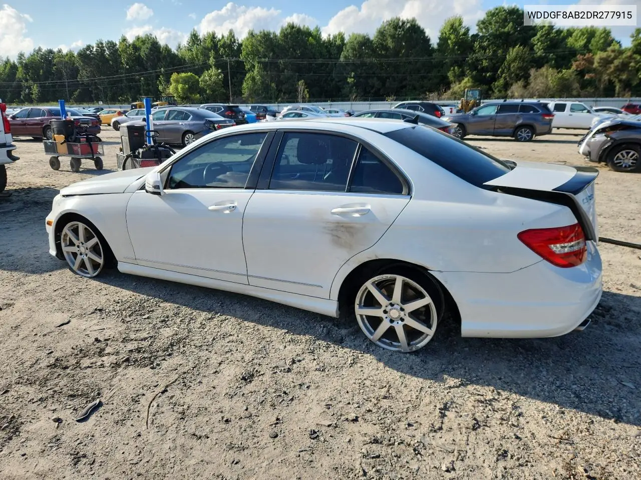 2013 Mercedes-Benz C 300 4Matic VIN: WDDGF8AB2DR277915 Lot: 64224655