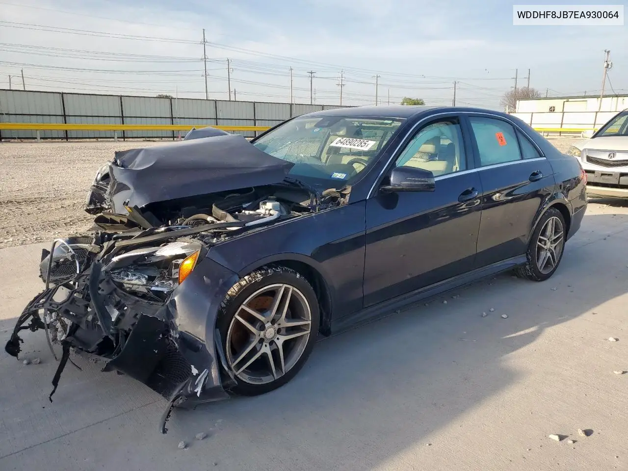 2014 Mercedes-Benz E 350 4Matic VIN: WDDHF8JB7EA930064 Lot: 64890285