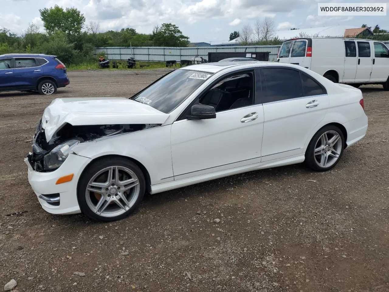 2014 Mercedes-Benz C 300 4Matic VIN: WDDGF8AB6ER303692 Lot: 65293905