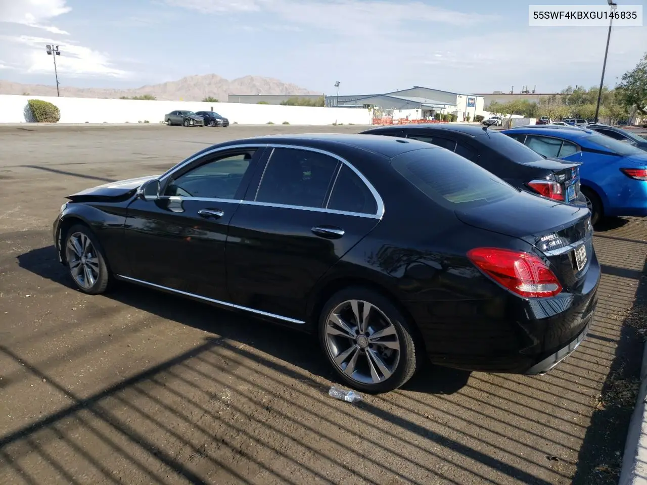 2016 Mercedes-Benz C 300 4Matic VIN: 55SWF4KBXGU146835 Lot: 65652985