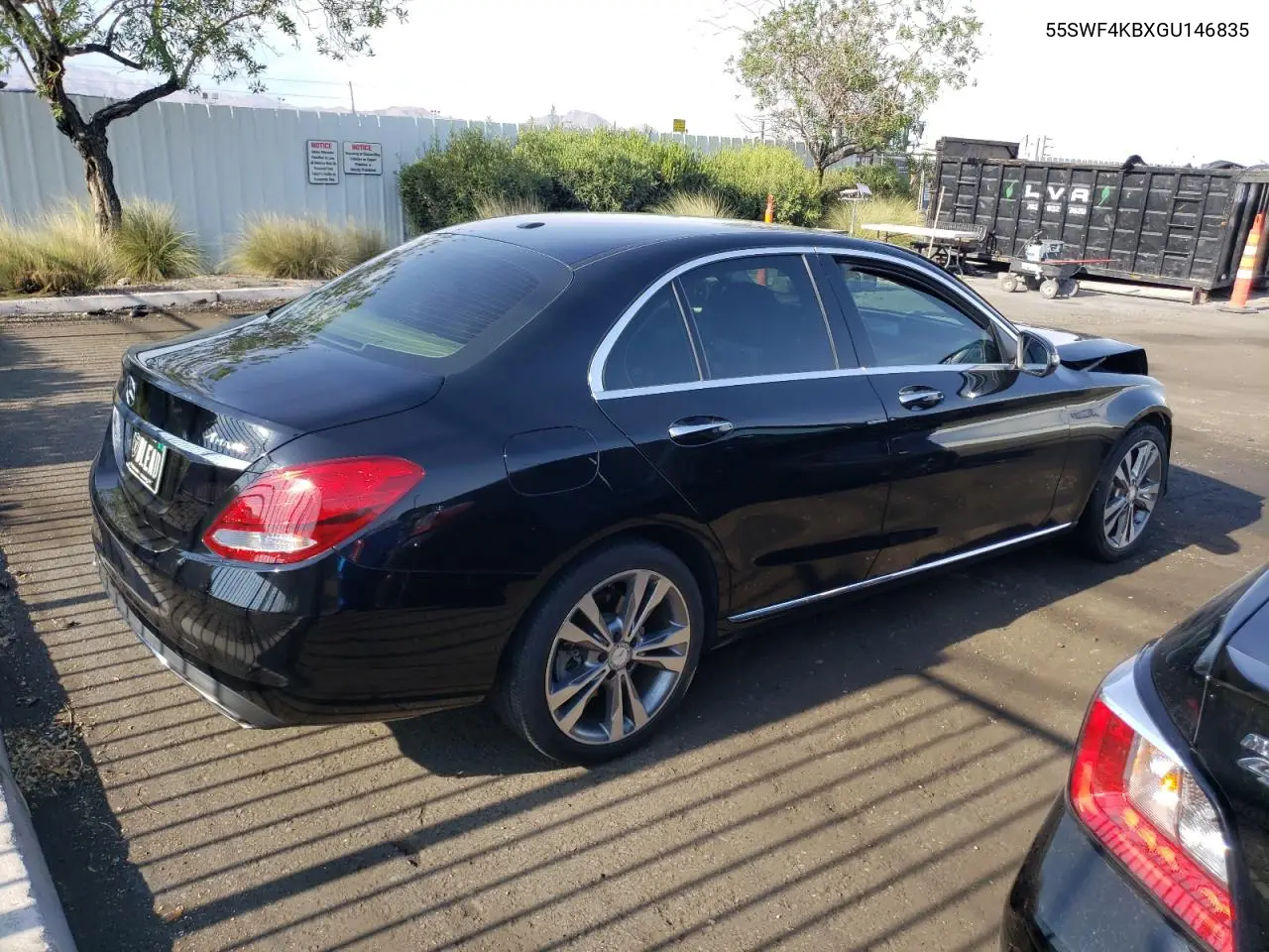 2016 Mercedes-Benz C 300 4Matic VIN: 55SWF4KBXGU146835 Lot: 65652985