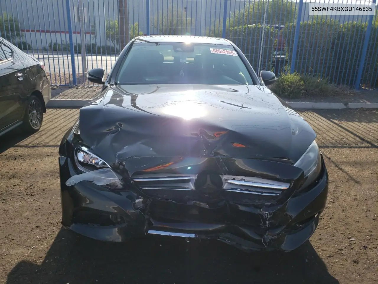 2016 Mercedes-Benz C 300 4Matic VIN: 55SWF4KBXGU146835 Lot: 65652985