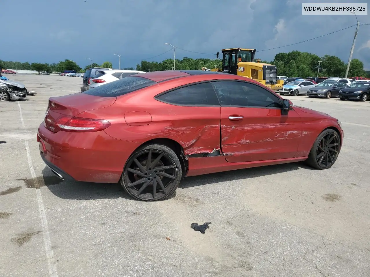 2017 Mercedes-Benz C 300 4Matic VIN: WDDWJ4KB2HF335725 Lot: 65202545