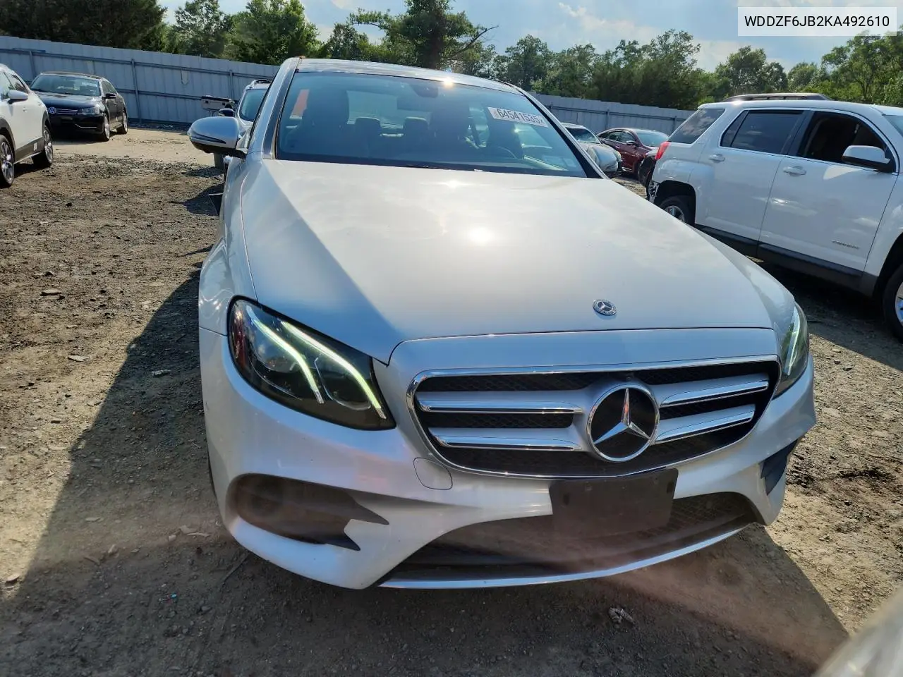 2019 Mercedes-Benz E 450 4Matic VIN: WDDZF6JB2KA492610 Lot: 64541535