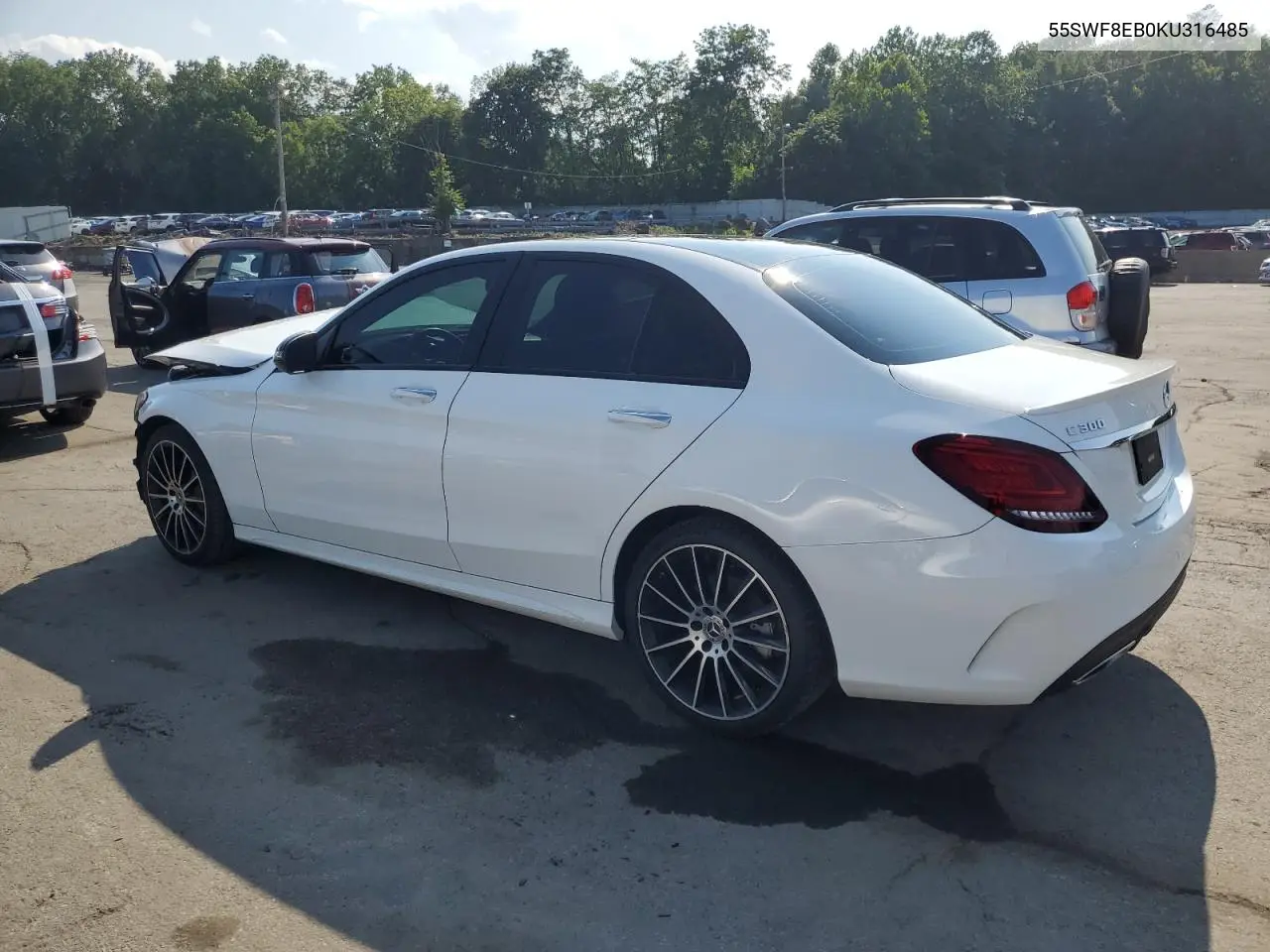 2019 Mercedes-Benz C 300 4Matic VIN: 55SWF8EB0KU316485 Lot: 65500275