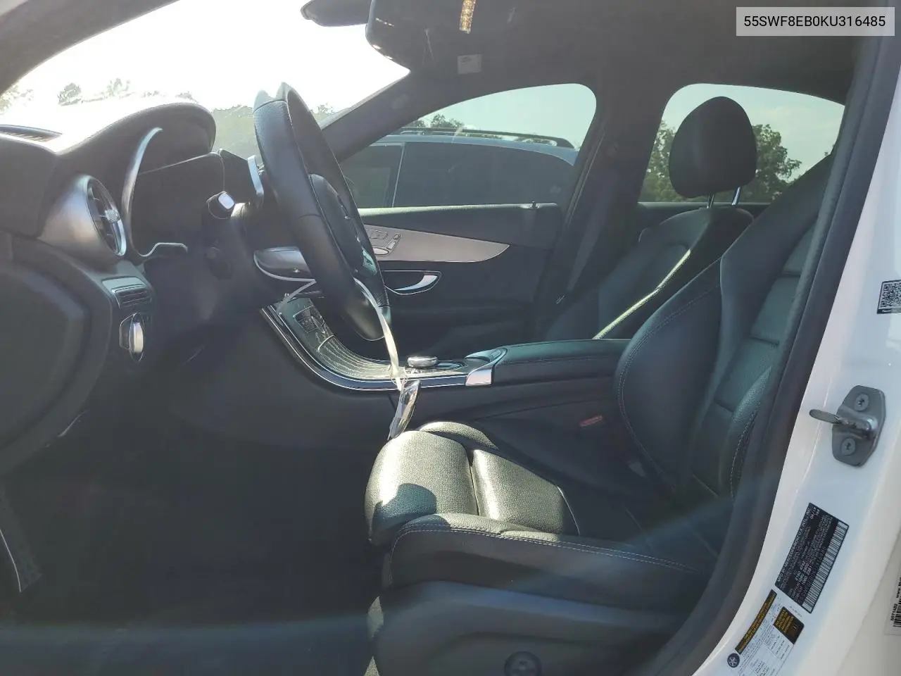 2019 Mercedes-Benz C 300 4Matic VIN: 55SWF8EB0KU316485 Lot: 65500275