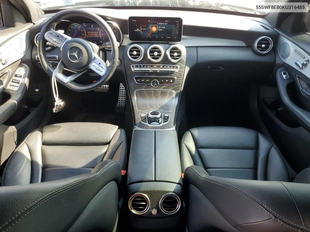 2019 Mercedes-Benz C 300 4Matic VIN: 55SWF8EB0KU316485 Lot: 65500275