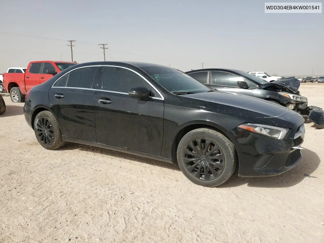 2019 Mercedes-Benz A 220 VIN: WDD3G4EB4KW001541 Lot: 42132755