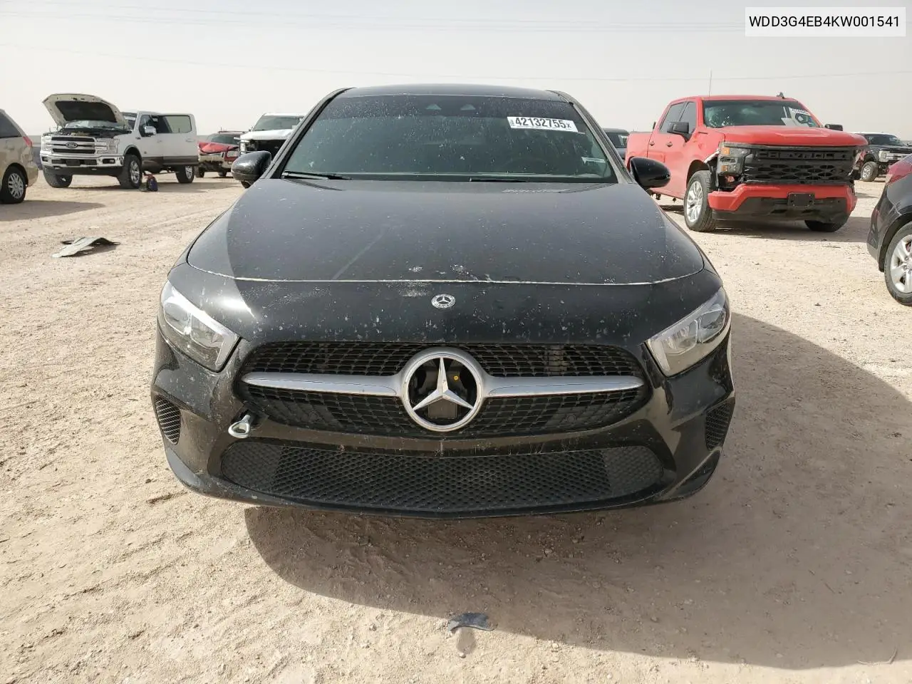 2019 Mercedes-Benz A 220 VIN: WDD3G4EB4KW001541 Lot: 42132755