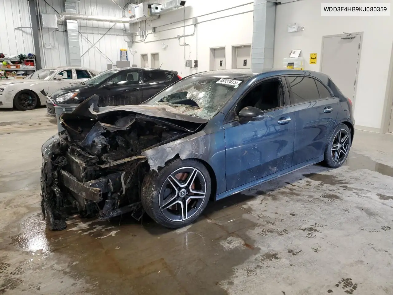 2019 Mercedes-Benz A 250 4Matic VIN: WDD3F4HB9KJ080359 Lot: 48331515