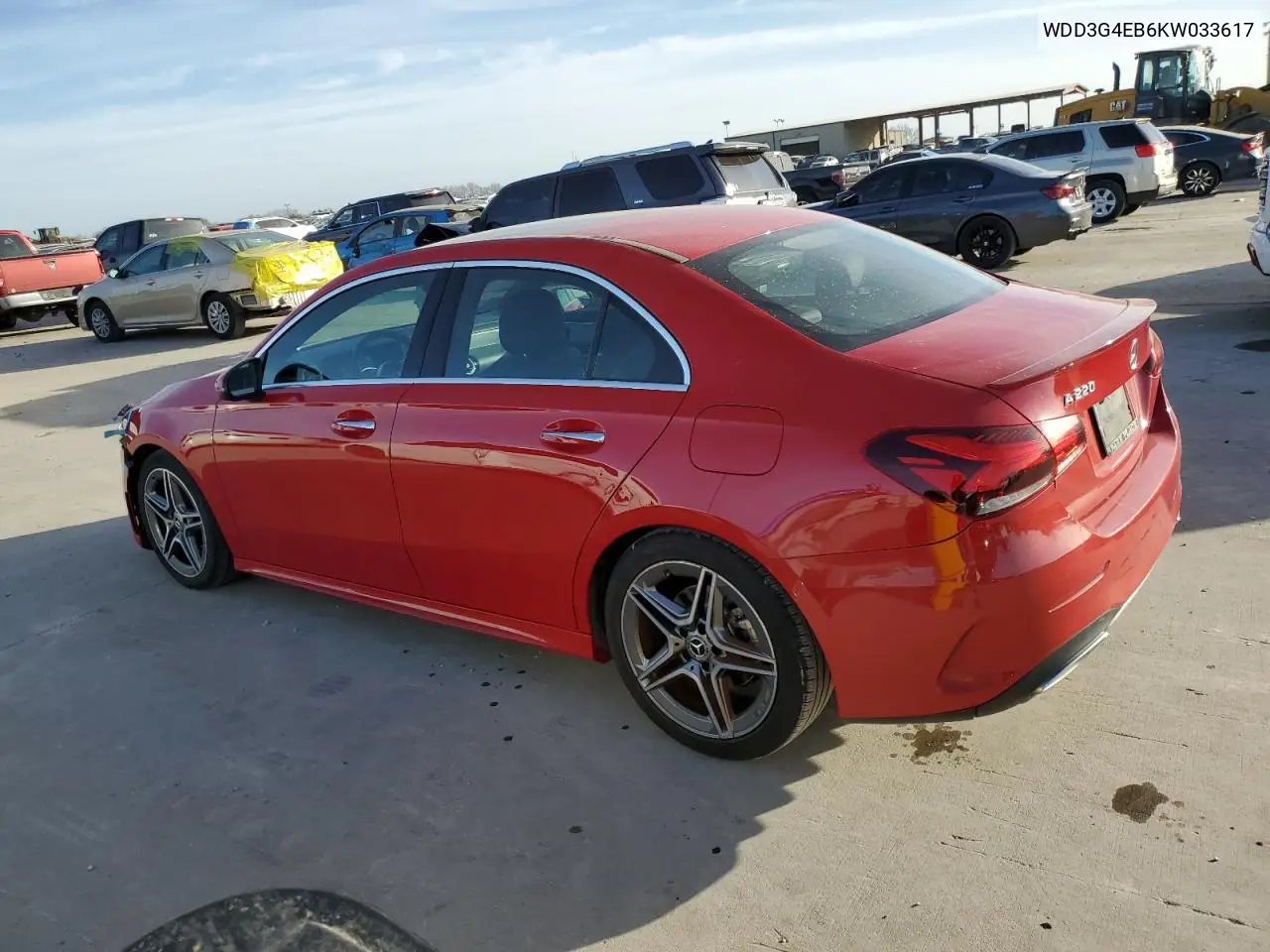2019 Mercedes-Benz A 220 VIN: WDD3G4EB6KW033617 Lot: 49183505