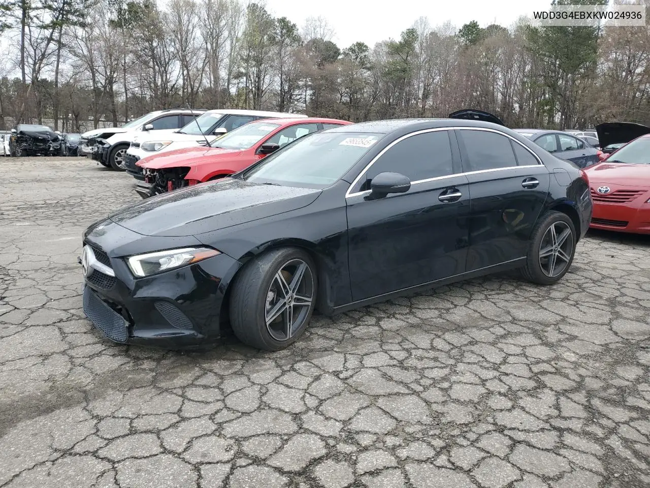 2019 Mercedes-Benz A 220 VIN: WDD3G4EBXKW024936 Lot: 49653545
