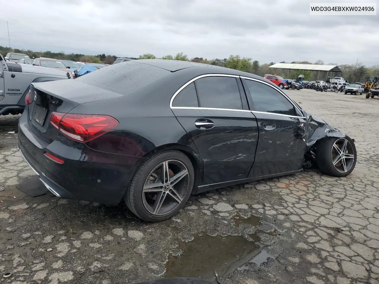 2019 Mercedes-Benz A 220 VIN: WDD3G4EBXKW024936 Lot: 49653545