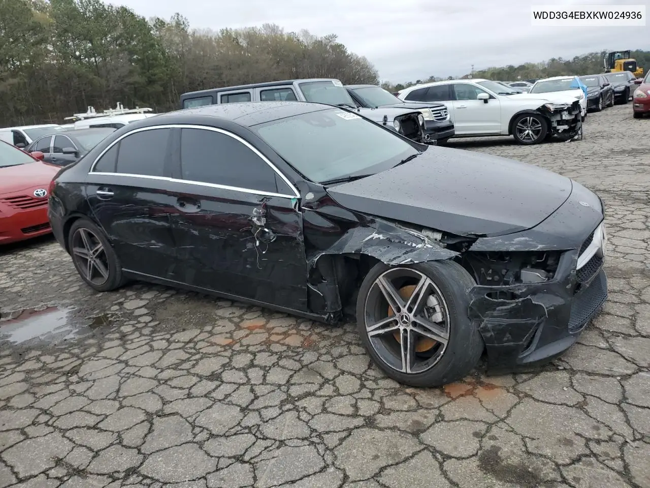 2019 Mercedes-Benz A 220 VIN: WDD3G4EBXKW024936 Lot: 49653545