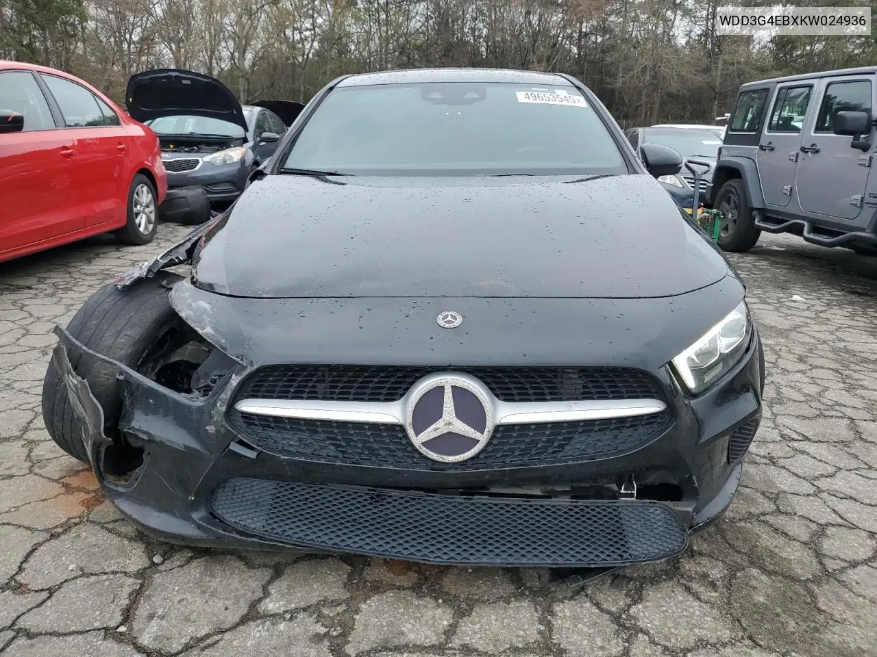 2019 Mercedes-Benz A 220 VIN: WDD3G4EBXKW024936 Lot: 49653545