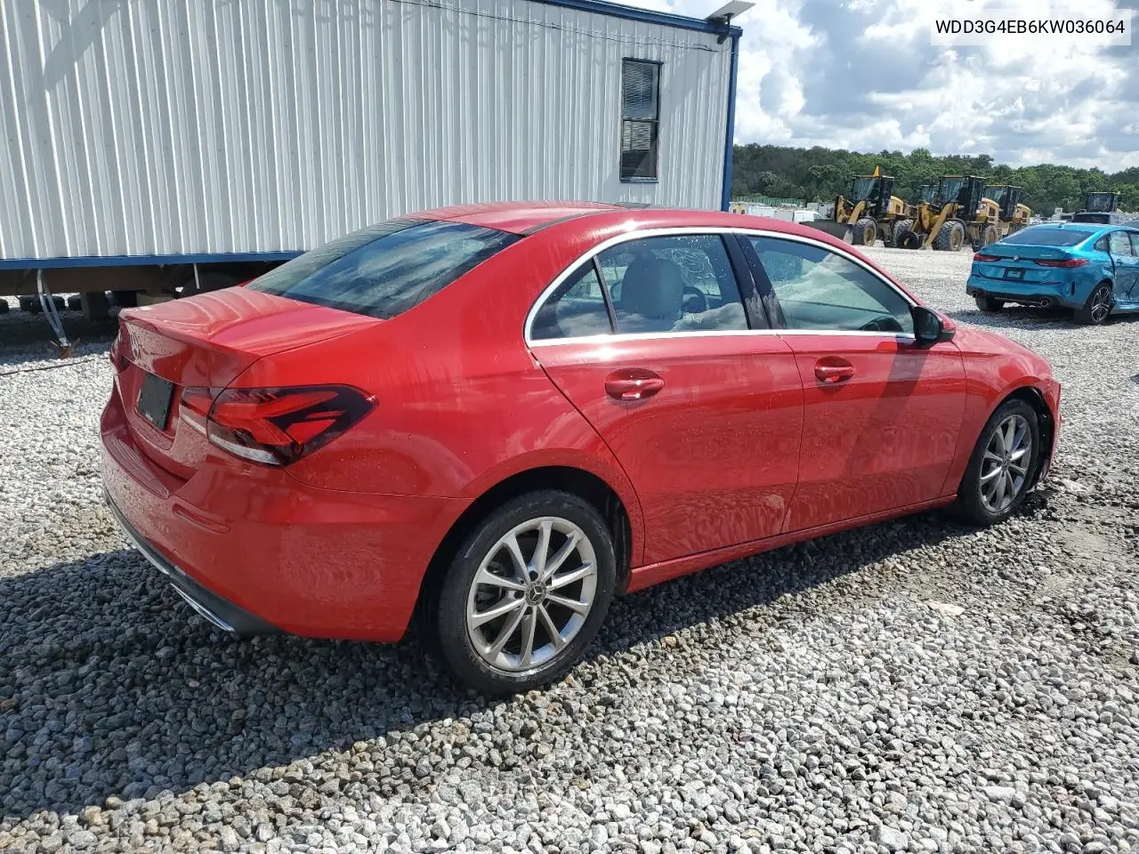 2019 Mercedes-Benz A 220 VIN: WDD3G4EB6KW036064 Lot: 51801785