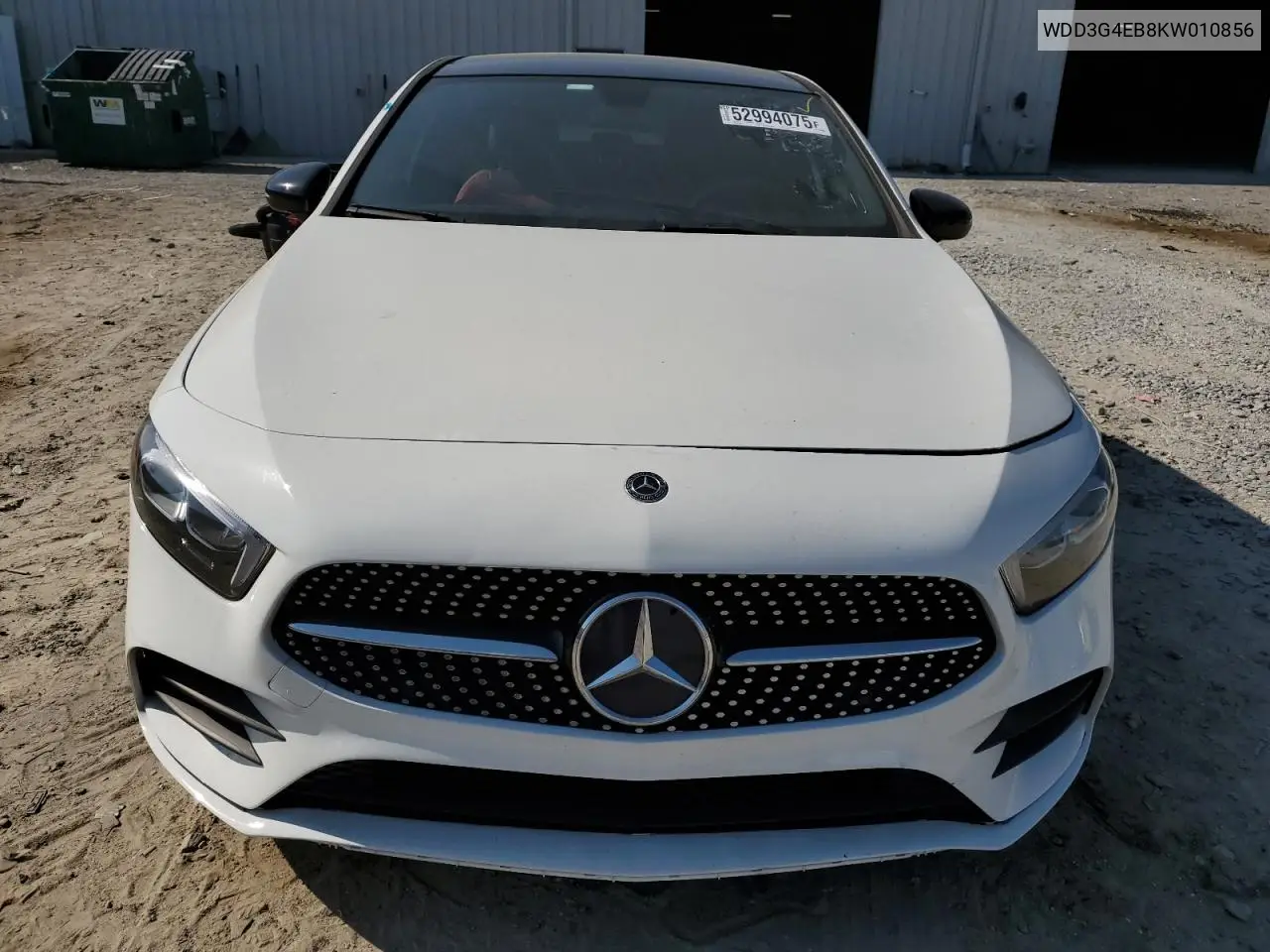 2019 Mercedes-Benz A 220 VIN: WDD3G4EB8KW010856 Lot: 52994075