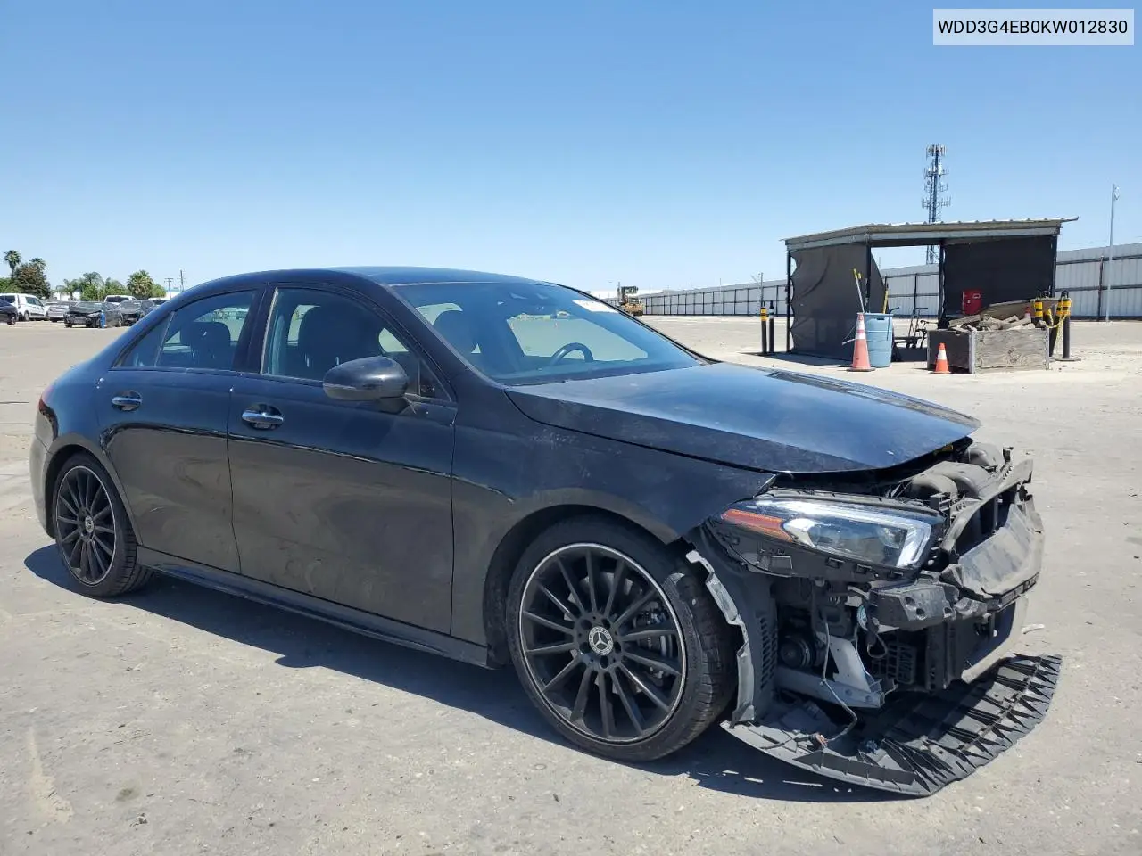 2019 Mercedes-Benz A 220 VIN: WDD3G4EB0KW012830 Lot: 56175745