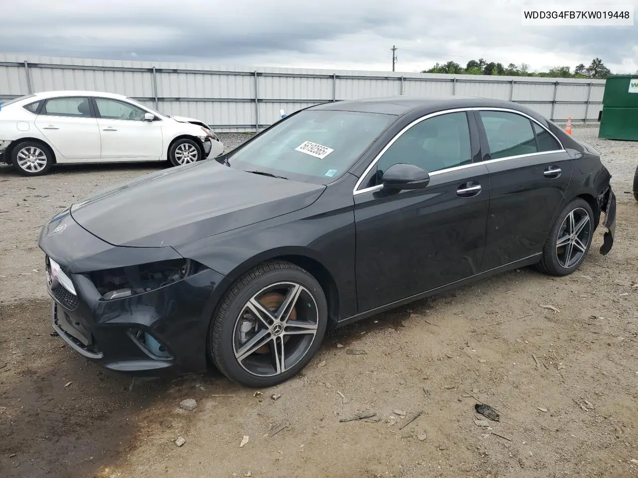 2019 Mercedes-Benz A 220 4Matic VIN: WDD3G4FB7KW019448 Lot: 56192565