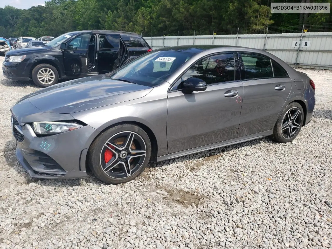 2019 Mercedes-Benz A 220 4Matic VIN: WDD3G4FB1KW001396 Lot: 56412735