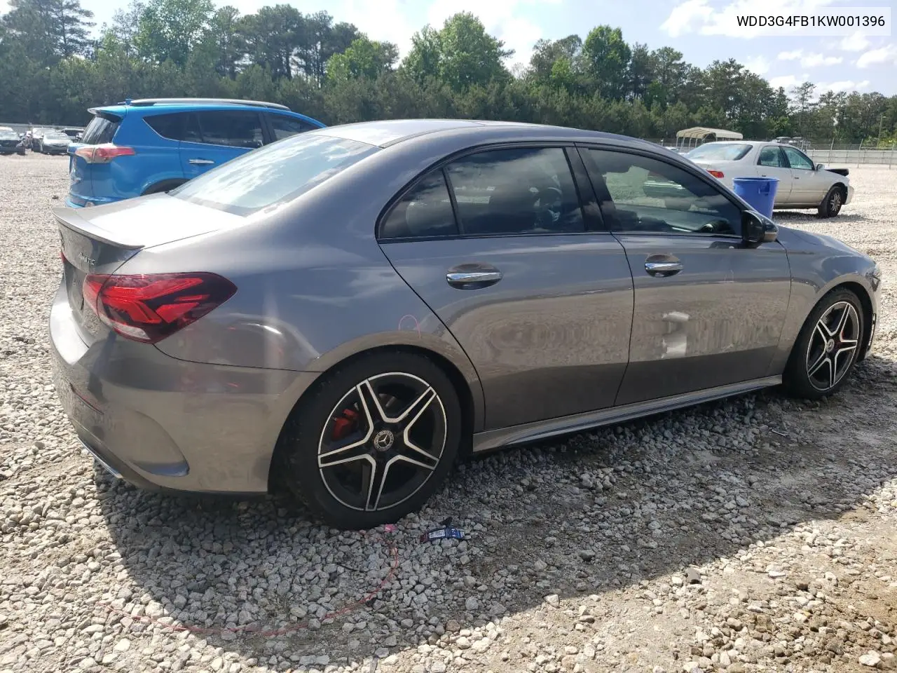 2019 Mercedes-Benz A 220 4Matic VIN: WDD3G4FB1KW001396 Lot: 56412735