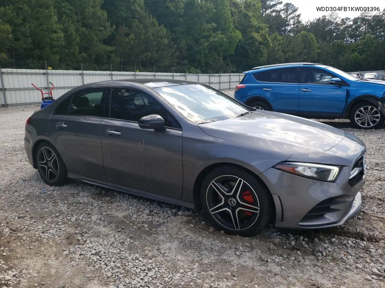 2019 Mercedes-Benz A 220 4Matic VIN: WDD3G4FB1KW001396 Lot: 56412735