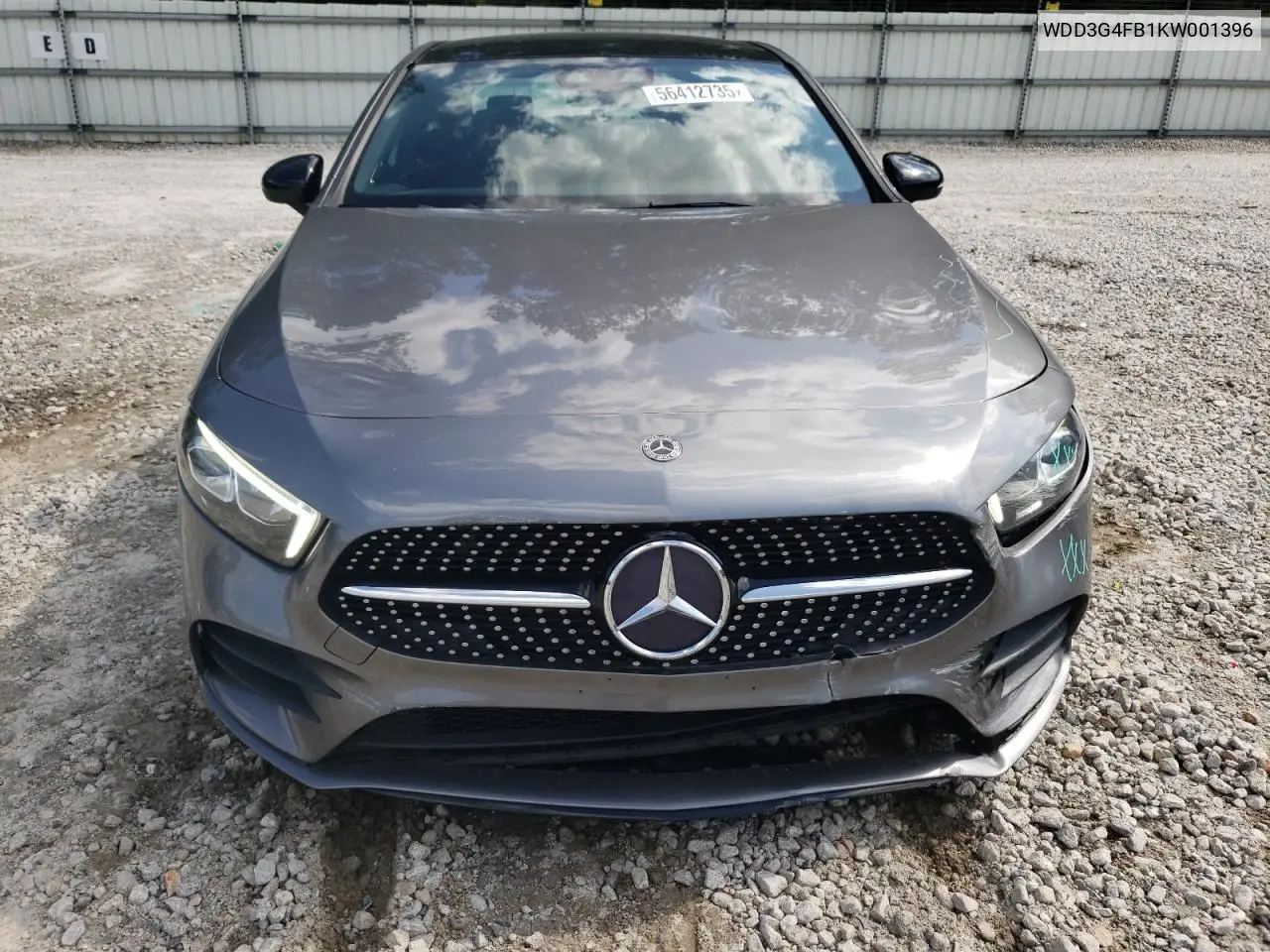 2019 Mercedes-Benz A 220 4Matic VIN: WDD3G4FB1KW001396 Lot: 56412735