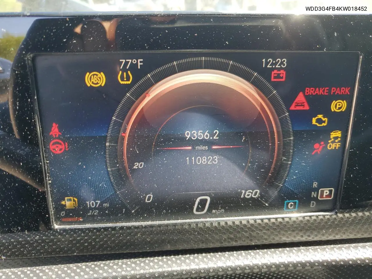 2019 Mercedes-Benz A 220 4Matic VIN: WDD3G4FB4KW018452 Lot: 56831795