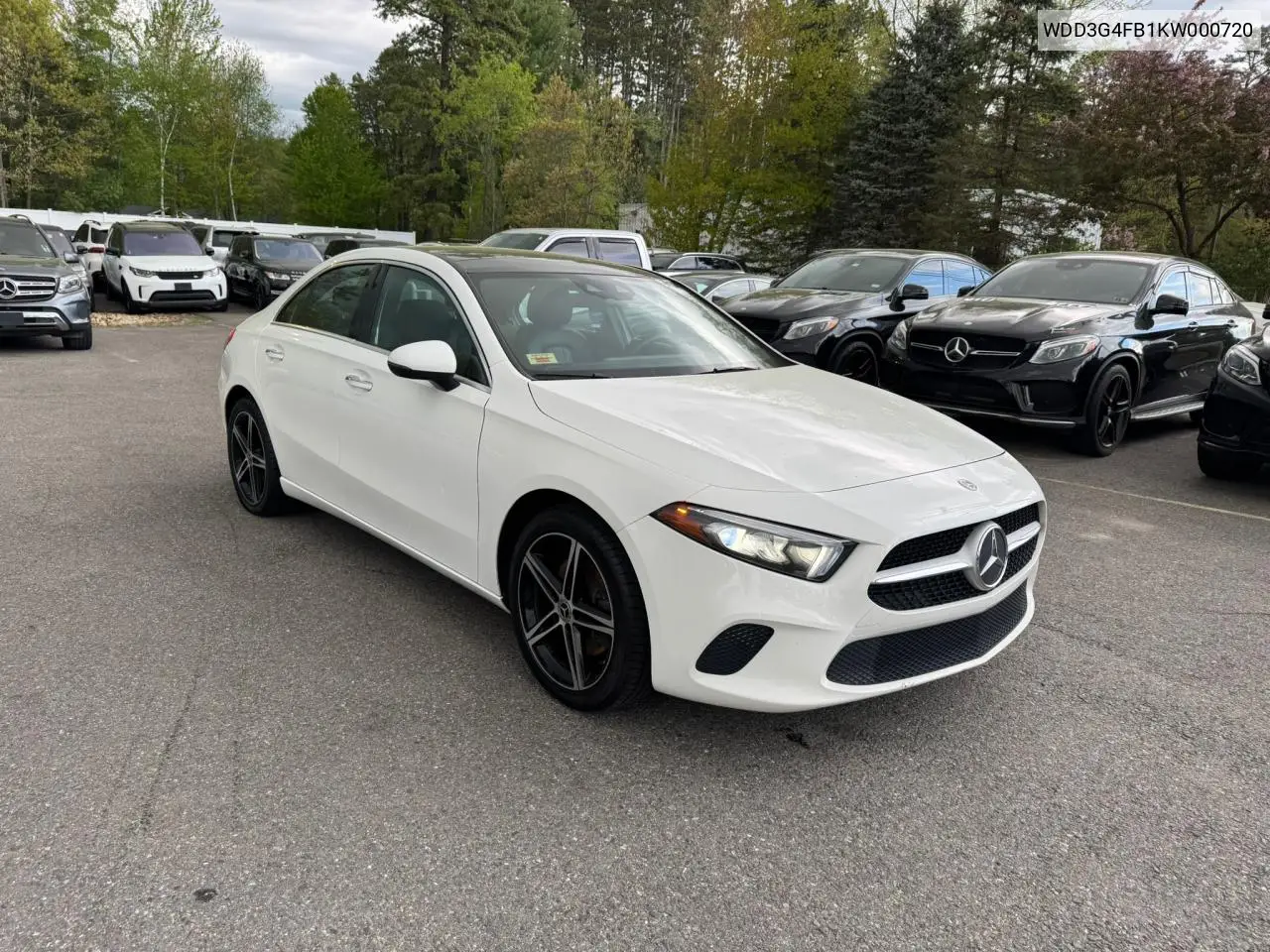 2019 Mercedes-Benz A 220 4Matic VIN: WDD3G4FB1KW000720 Lot: 56886445