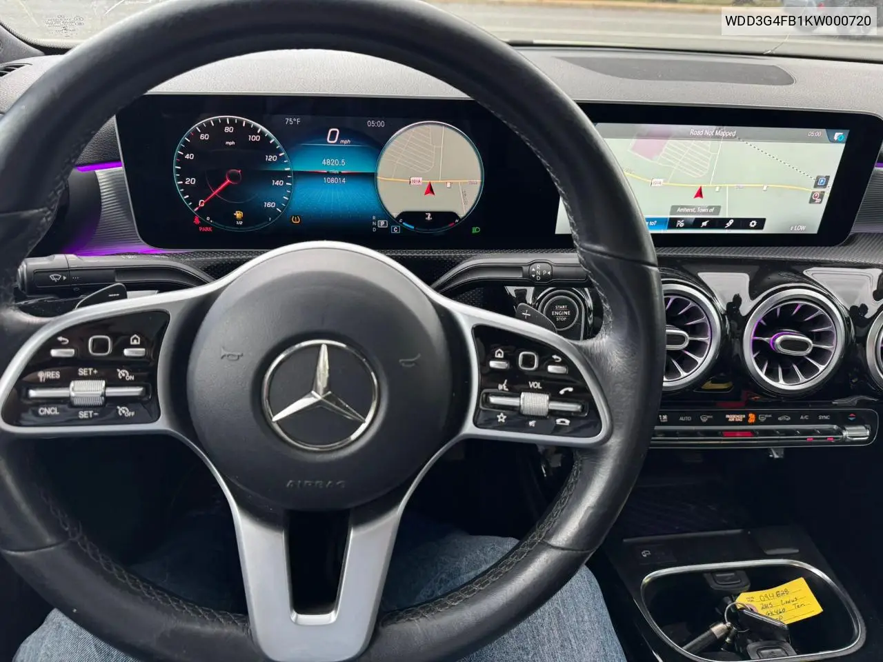 2019 Mercedes-Benz A 220 4Matic VIN: WDD3G4FB1KW000720 Lot: 56886445