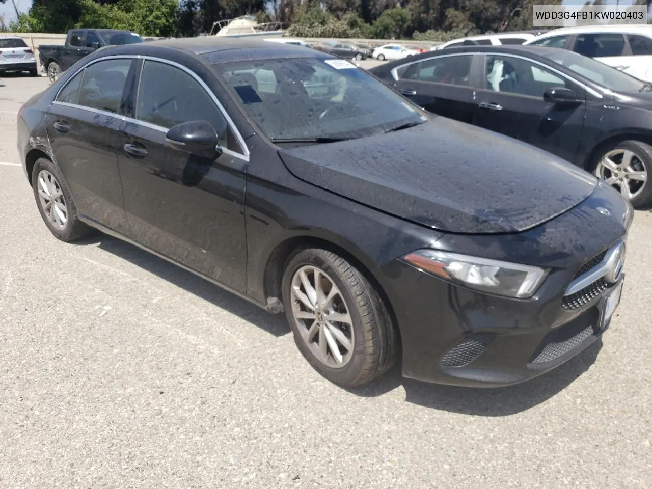 2019 Mercedes-Benz A 220 4Matic VIN: WDD3G4FB1KW020403 Lot: 58866554