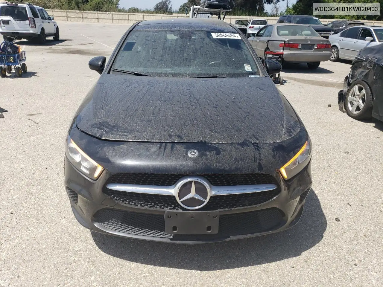 2019 Mercedes-Benz A 220 4Matic VIN: WDD3G4FB1KW020403 Lot: 58866554
