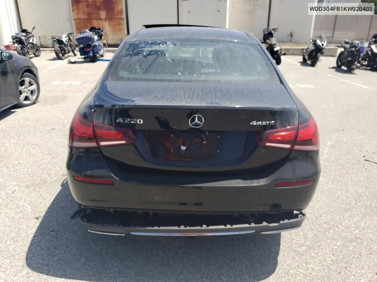 2019 Mercedes-Benz A 220 4Matic VIN: WDD3G4FB1KW020403 Lot: 58866554