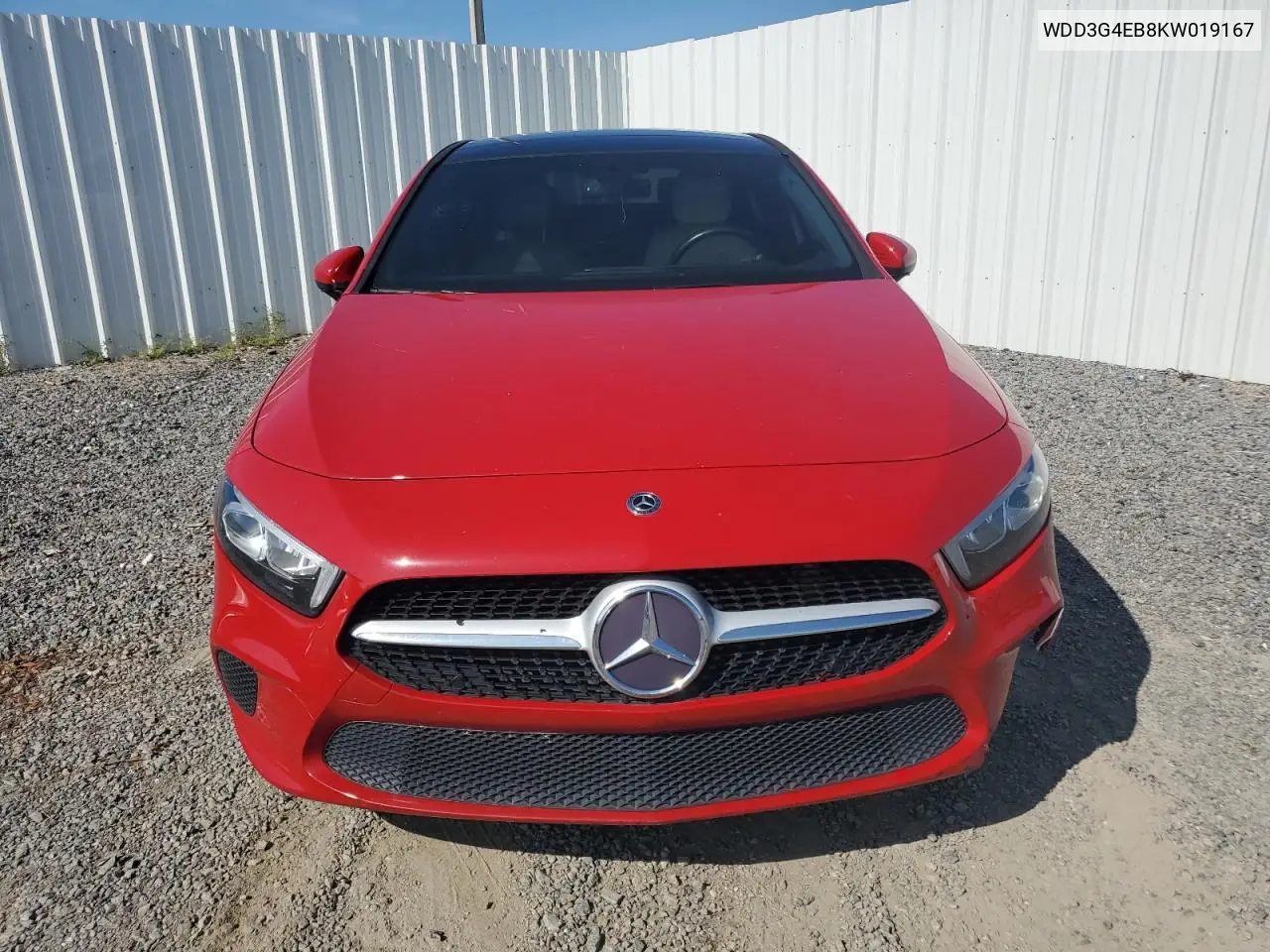 2019 Mercedes-Benz A 220 VIN: WDD3G4EB8KW019167 Lot: 60721065