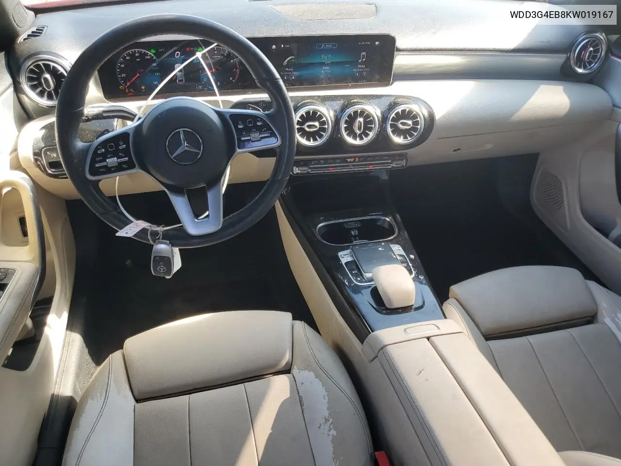 2019 Mercedes-Benz A 220 VIN: WDD3G4EB8KW019167 Lot: 60721065