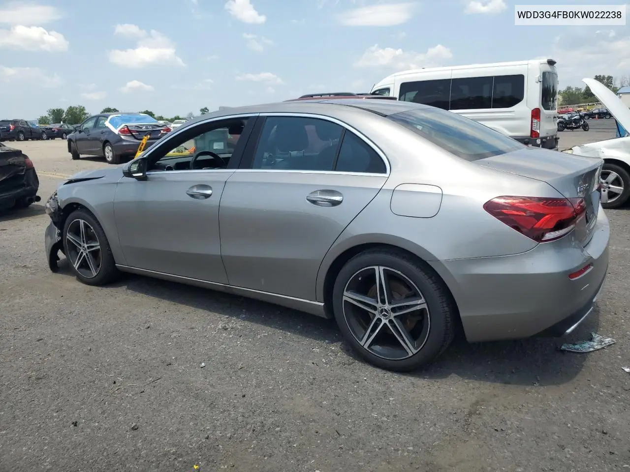 2019 Mercedes-Benz A 220 4Matic VIN: WDD3G4FB0KW022238 Lot: 61911415