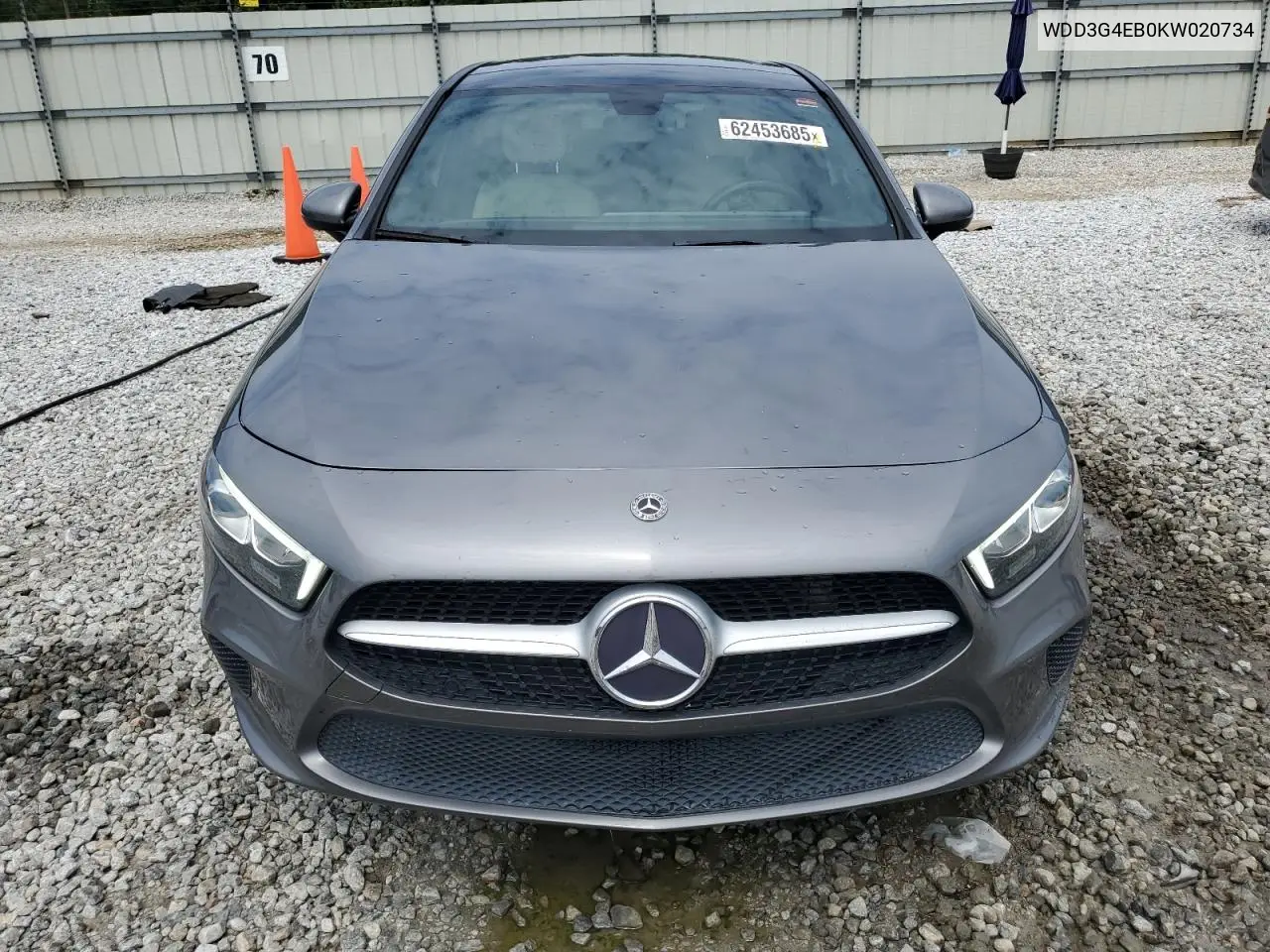 2019 Mercedes-Benz A 220 VIN: WDD3G4EB0KW020734 Lot: 62453685