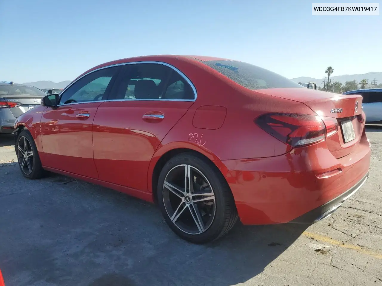 2019 Mercedes-Benz A 220 4Matic VIN: WDD3G4FB7KW019417 Lot: 62854805