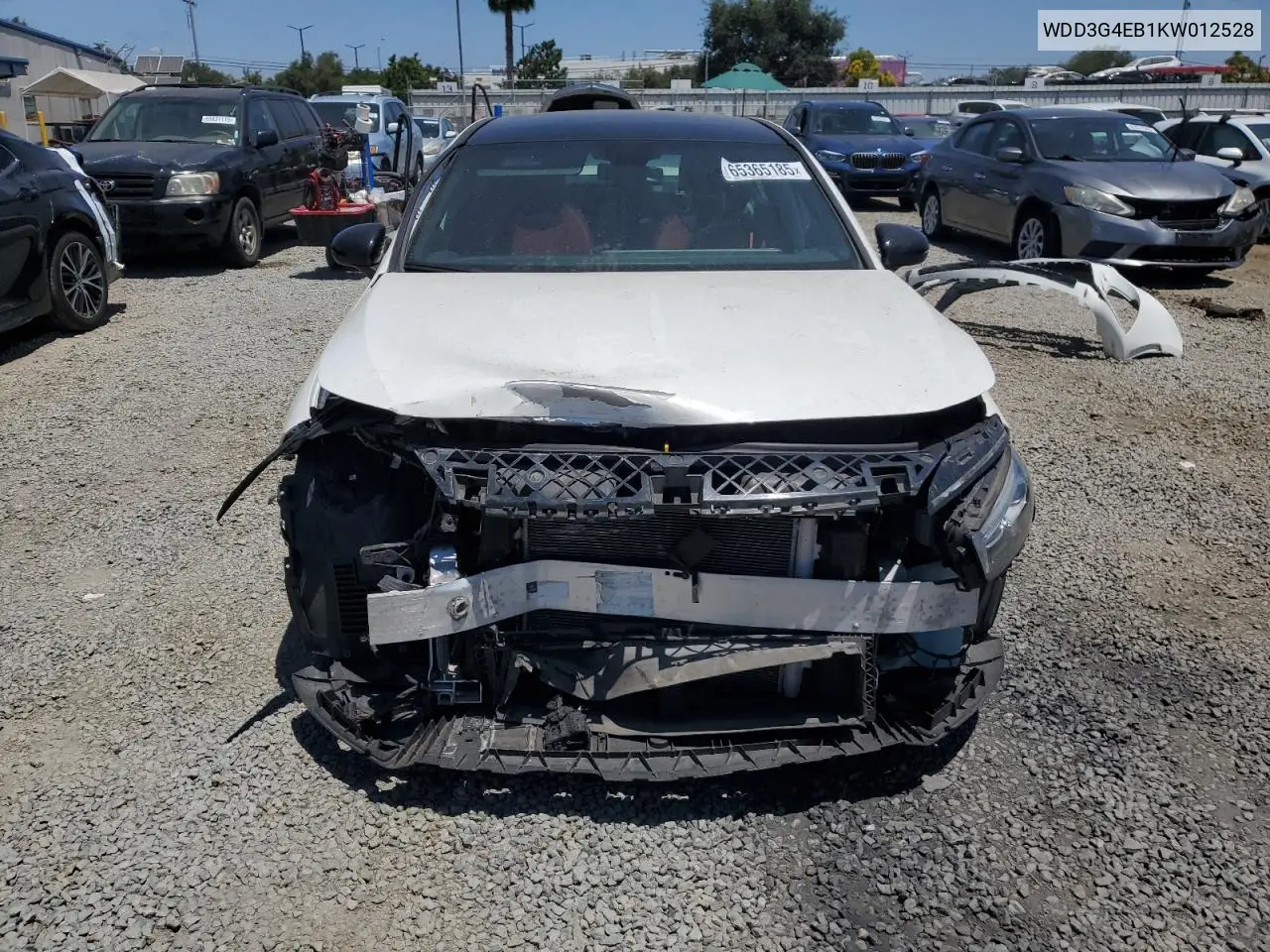 2019 Mercedes-Benz A 220 VIN: WDD3G4EB1KW012528 Lot: 65365185