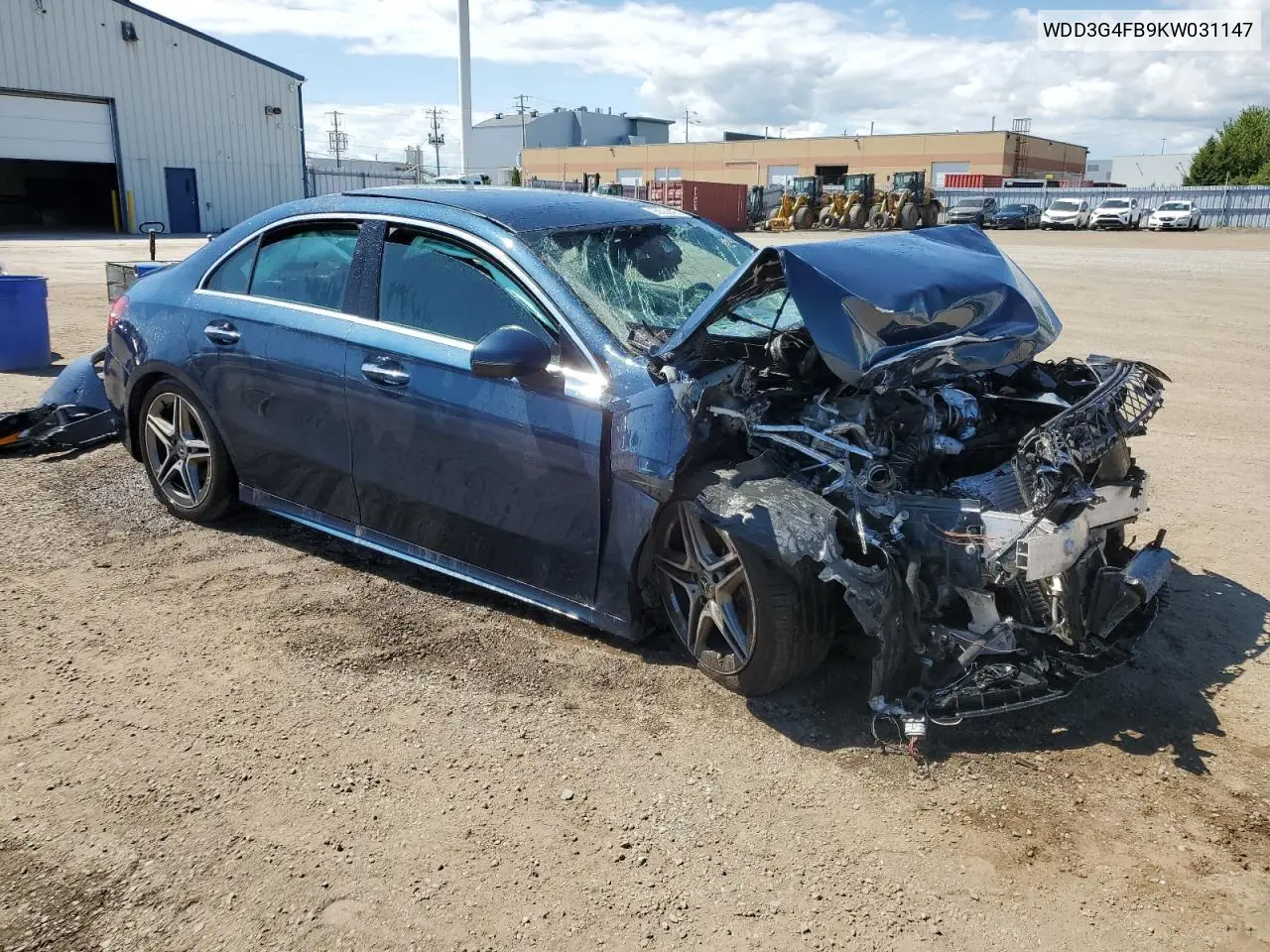 2019 Mercedes-Benz A 220 4Matic VIN: WDD3G4FB9KW031147 Lot: 65626405