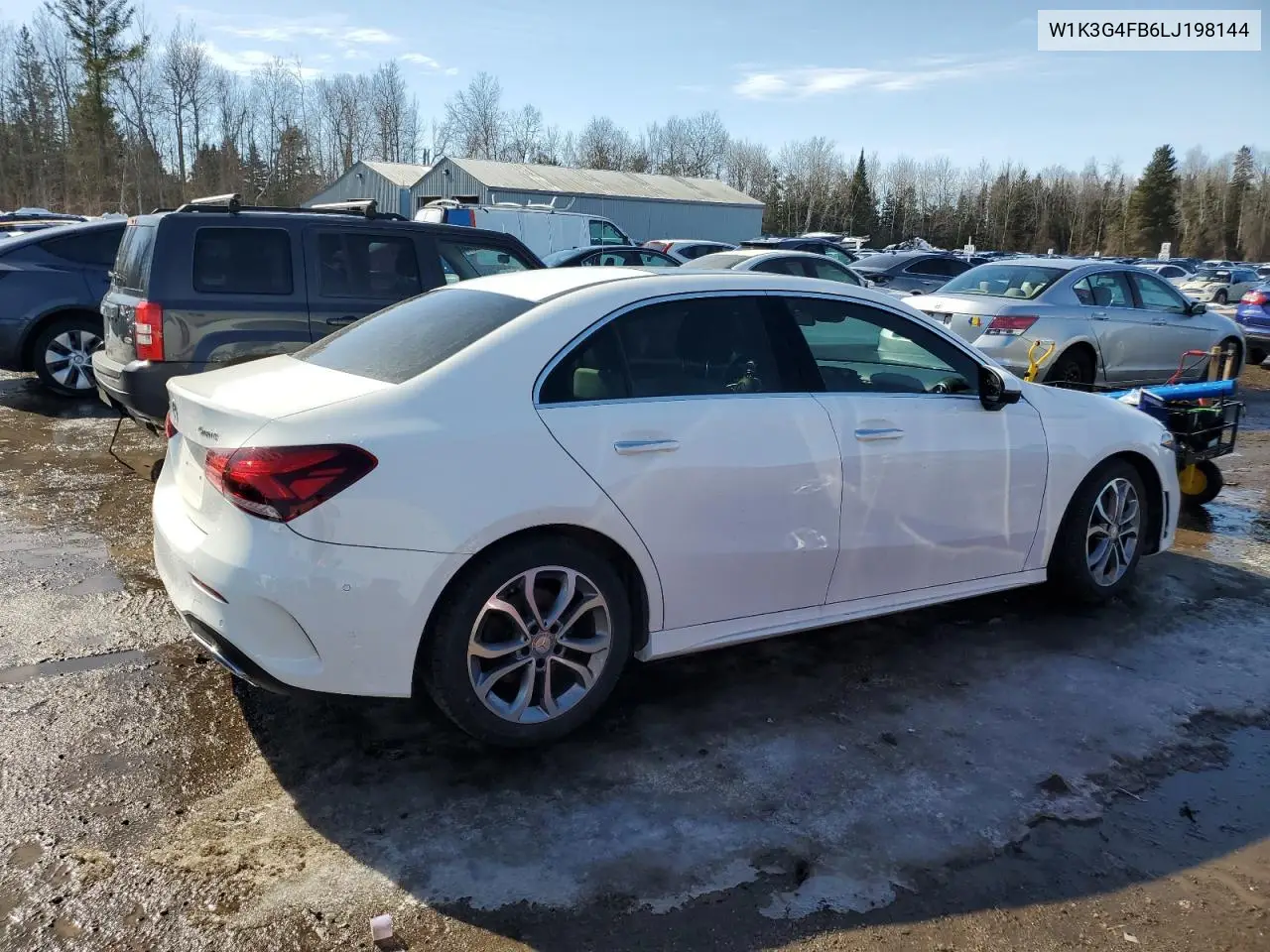 2020 Mercedes-Benz A 220 4Matic VIN: W1K3G4FB6LJ198144 Lot: 48018865