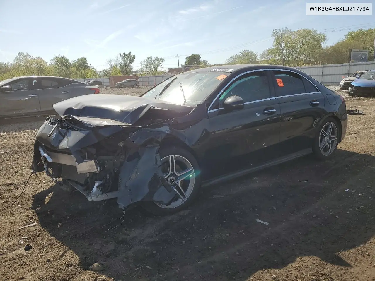 2020 Mercedes-Benz A 220 4Matic VIN: W1K3G4FBXLJ217794 Lot: 56295085