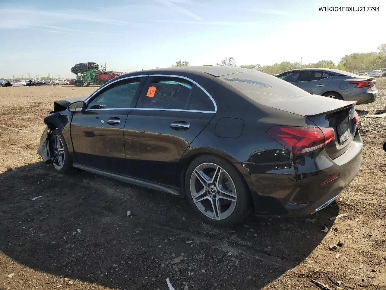 2020 Mercedes-Benz A 220 4Matic VIN: W1K3G4FBXLJ217794 Lot: 56295085